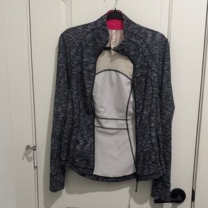 Women's Black and Gray Jacket